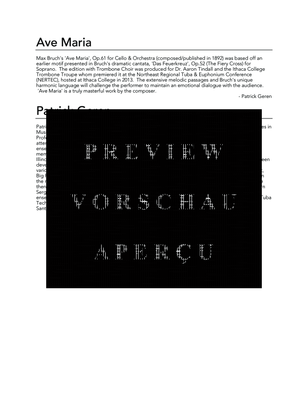 Product gallery: Page 4 of 11 Ave Maria, , (tuba and piano)