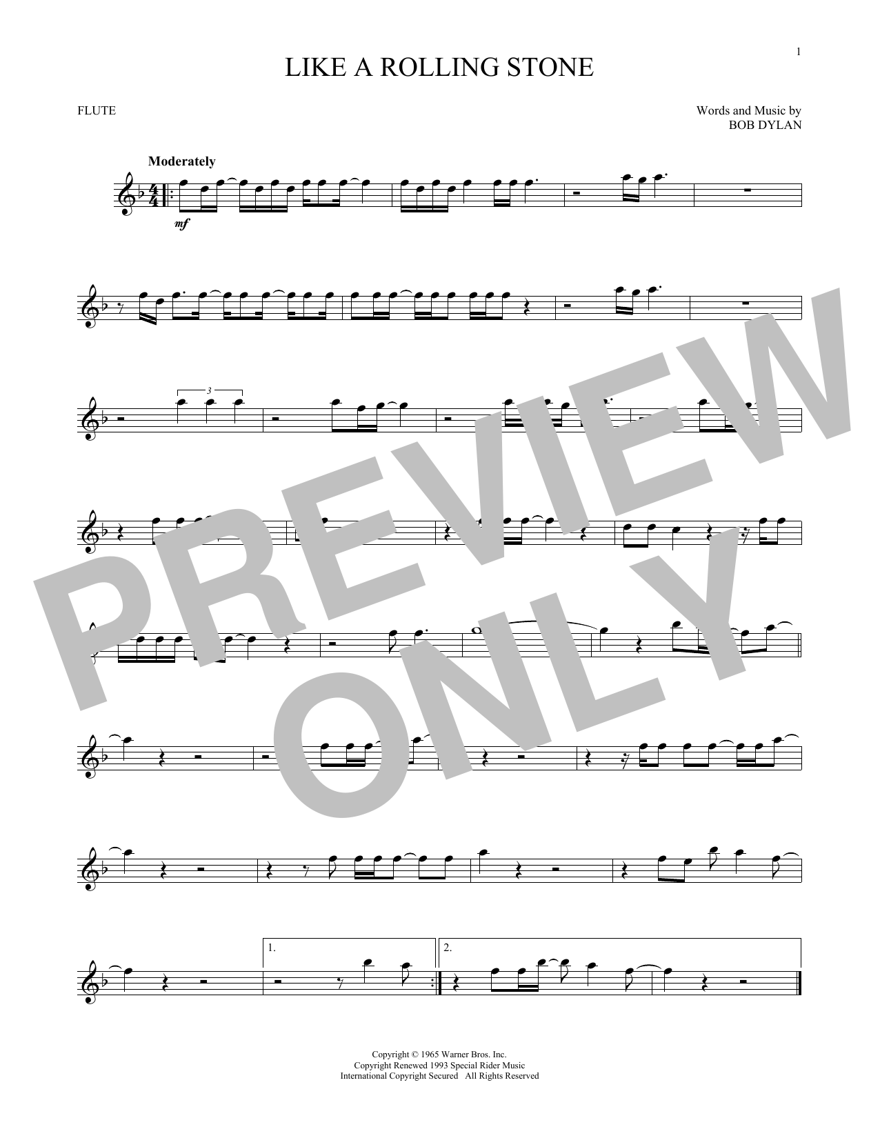 Product gallery: Page 1 of 1 Like A Rolling Stone, Bob Dylan