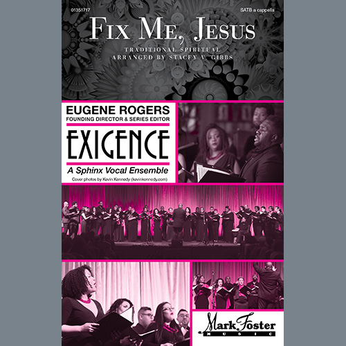 cover: Fix Me, Jesus (arr. Stacey V. Gibbs), Traditional Spiritual, Chor