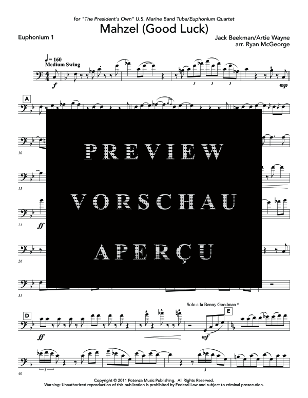 Product gallery: Page 11 of 11 Mahzel, , (Tuba Quartett EETT)