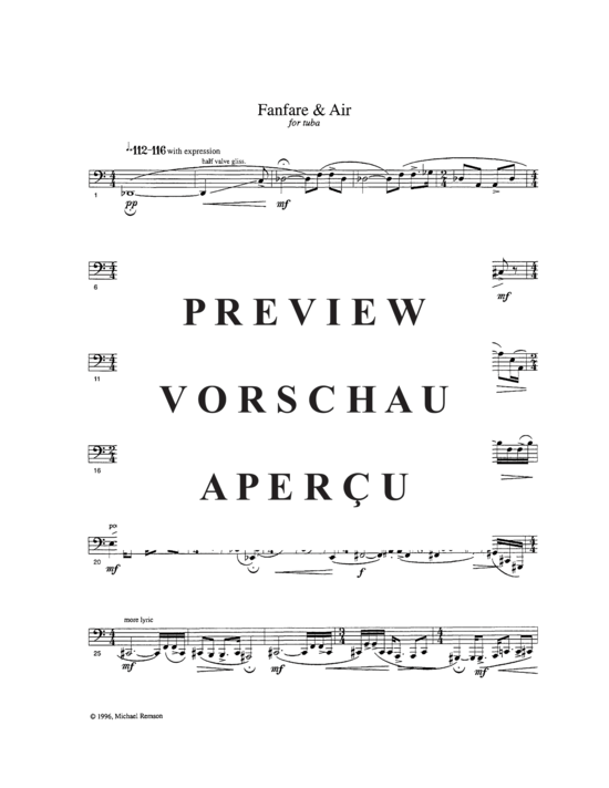 Product gallery: Page 13 of 16 Fanfare and Air , , (Euphonium Solo)