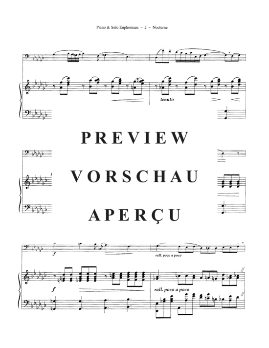 gallery: Nocturne , , (Euphonium + Klavier)
