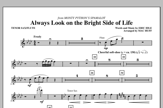 Produktbild zu: Always Look On The Bright Side Of Life - Tenor Sax/Flute