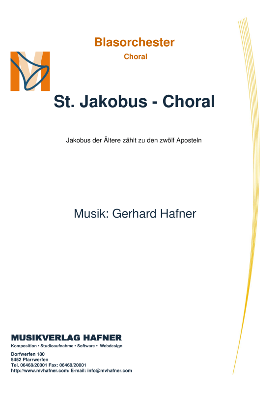 Product picture to: St. Jakobus - ChoralGerhard Hafner