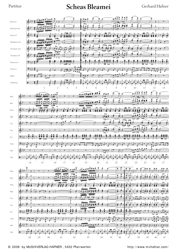 Product gallery: Page 1 of 11 Scheas Bleamei, , (large wind orchestra)