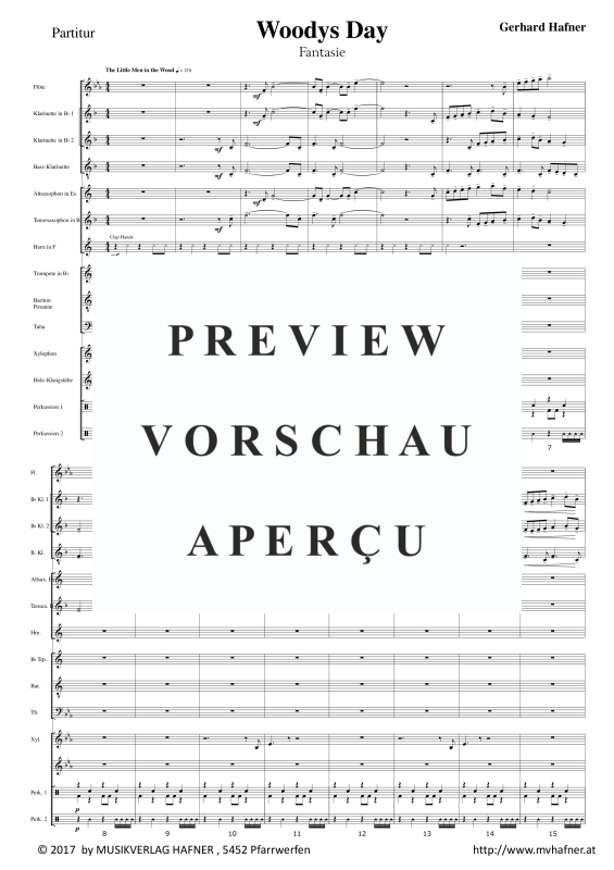 Product gallery: Page 6 of 11 Woodys Day, , (Youth wind orchestra)