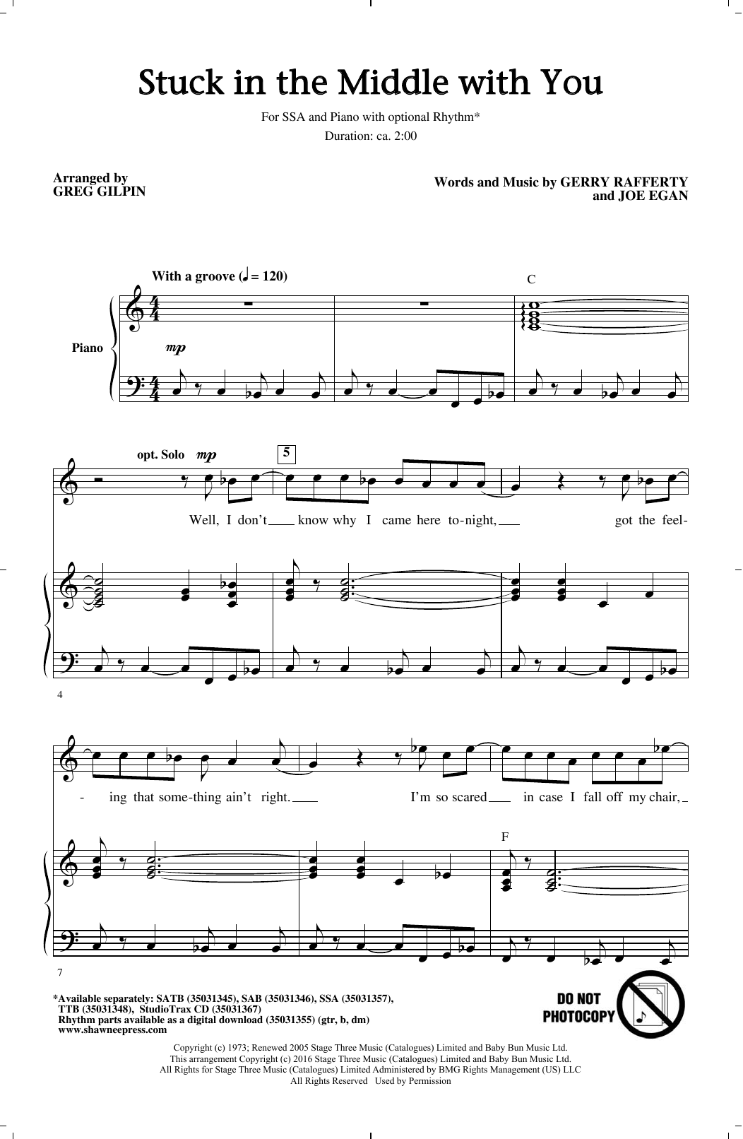 Produktgalerie: Seite 1 von 1 Stuck In The Middle With You, Greg Gilpin, Chor