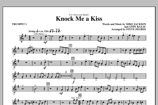 Product picture to: Knock Me A Kiss - Trumpet 1