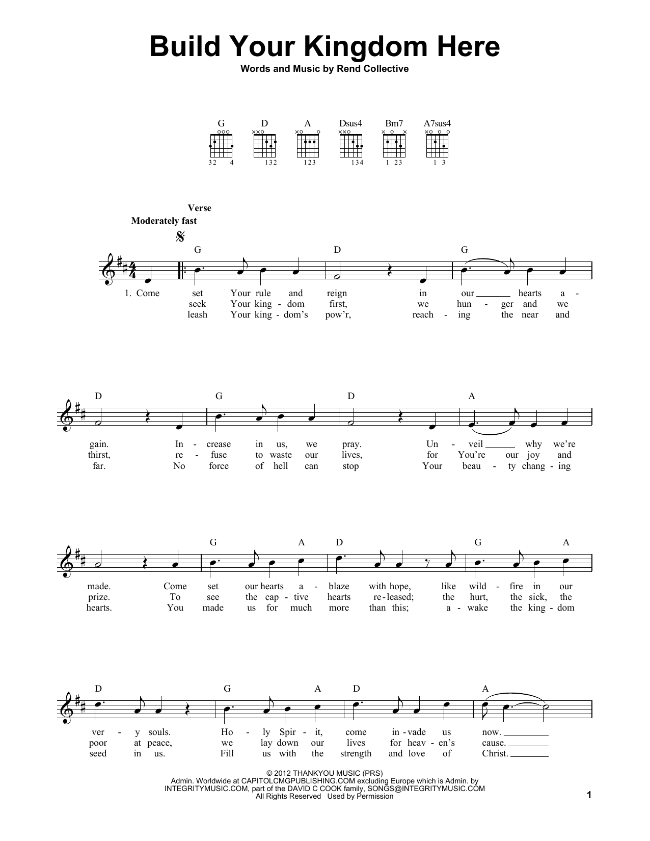 Produktbild zu:  Build Your Kingdom Here - Rend Collective