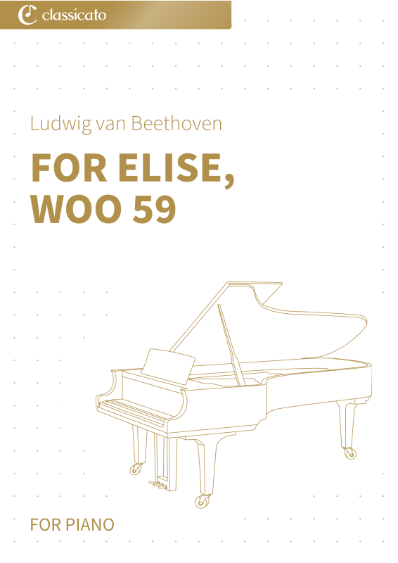 Produktbild zu: For Elise, WoO 59 - simplified versionLudwig van Beethoven