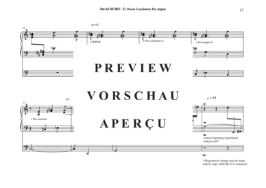 gallery: Te Deum Laudamus , , (Orgel Solo)