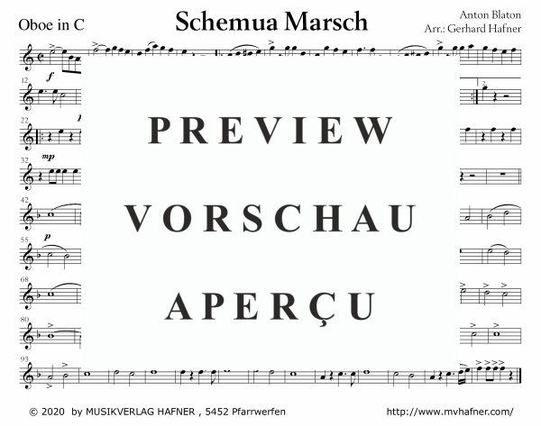 Product gallery: Page 11 of 11 Schemua-Marsch, , (large wind orchestra)