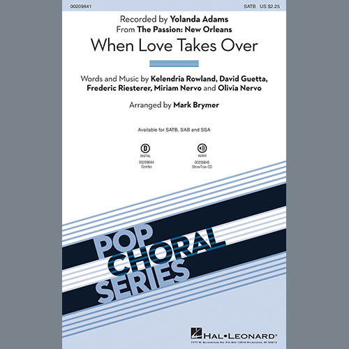 cover: When Love Takes Over, Mark Brymer