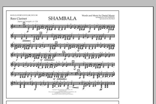Produktbild zu:  Shambala - Bass Clarinet - Jay Dawson