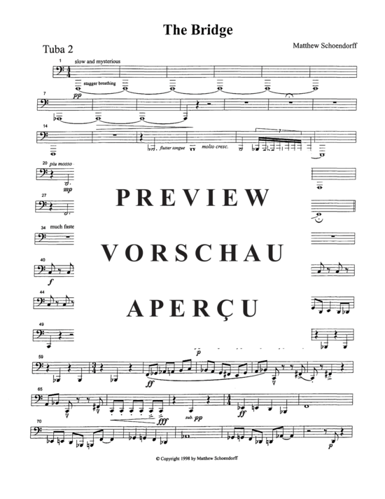 Product gallery: Page 21 of 21 The Bridge , , (Tuba Quartett EETT)