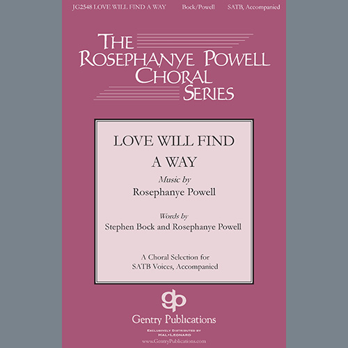 cover: Love Will Find A Way, Rosephanye Powell, Chor