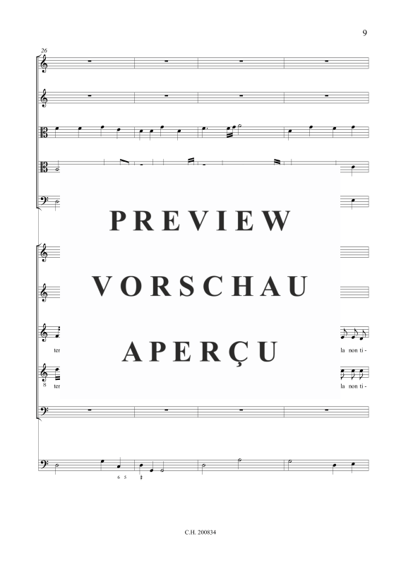 gallery: Beatus vir, qui timet Dominum (Psalm 111), , (Gemischtes Ensemble 5 Vokalstimmen, 2 Violinen, 2 Violen, Violone und BC)