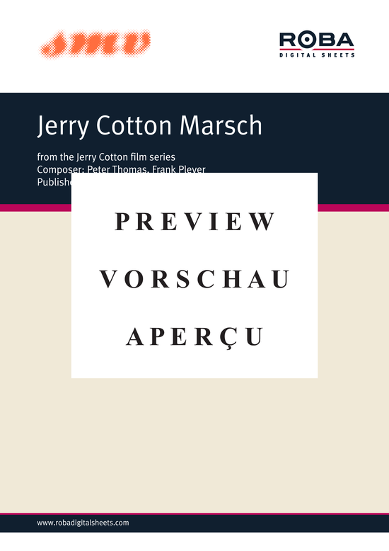 gallery: Jerry Cotton Marsch , , (Klavier Solo)