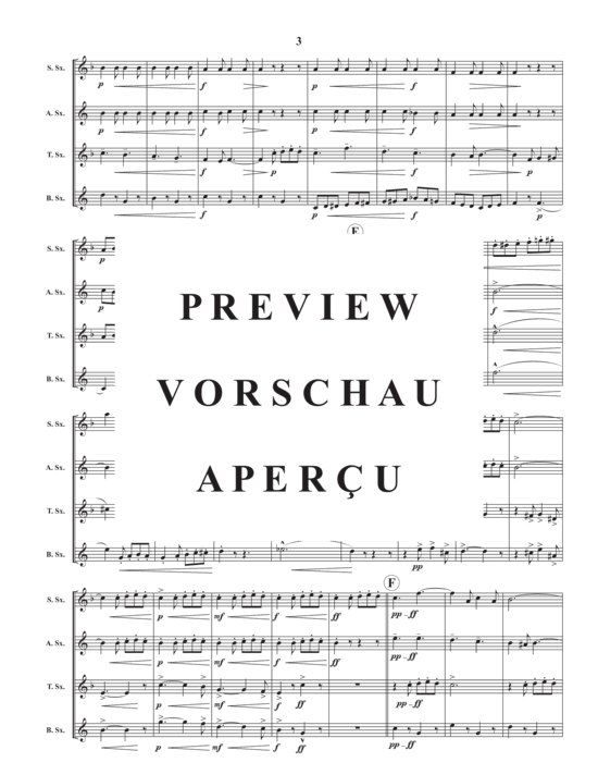 Product gallery: Page 5 of 14 Panama Pacific , , (Saxophone Quartet SATB)