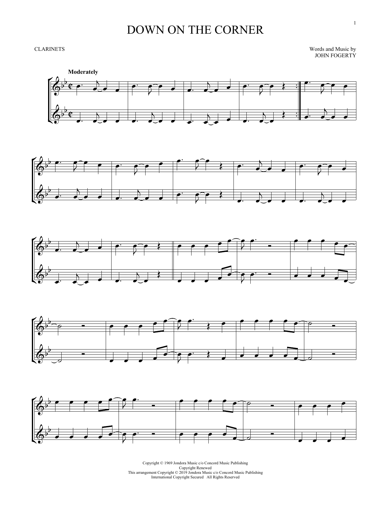 Product gallery: Page 1 of 1 Down On The Corner, Creedence Clearwater Revival