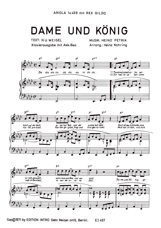 Produktbild zu: Dame und KönigRex Gildo