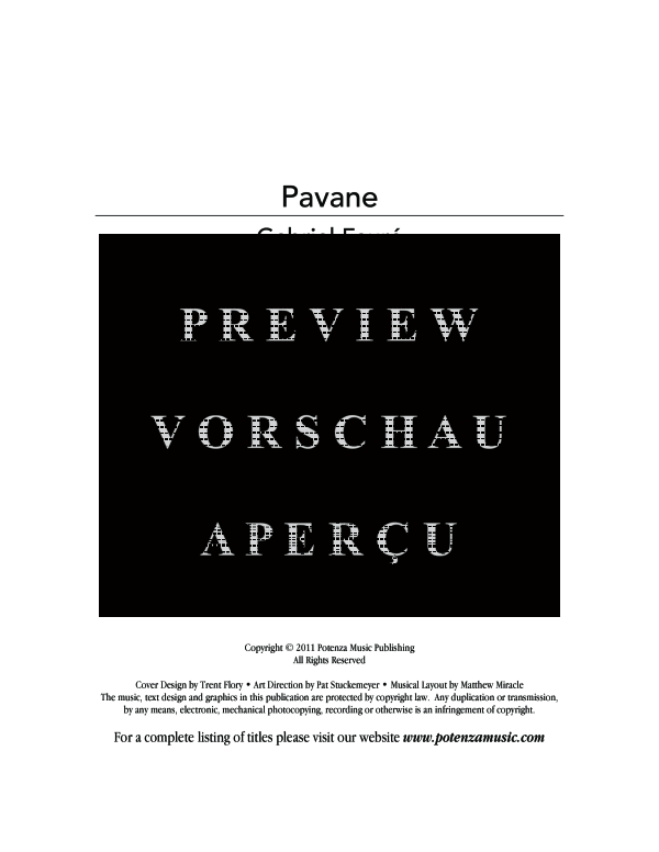 Produktgalerie: Seite 7 von 11 Pavane, , (Euphonium und Harfe)