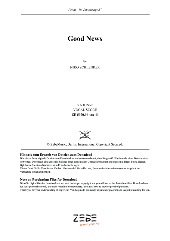 Produktbild zu: Good News