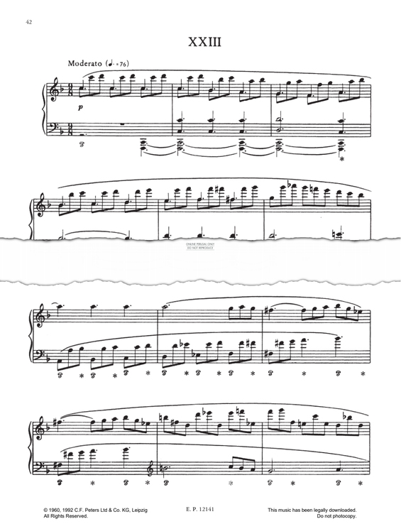 Produktgalerie: Seite 1 von 1 Prelude No.23 (from 24 Preludes Op. 34), Dmitri Shostakovich, Klavier