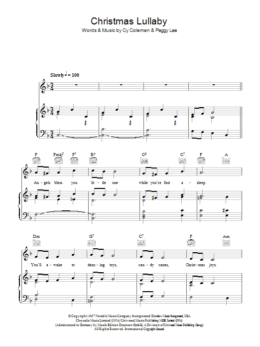 Produktbild zu: Christmas Lullaby