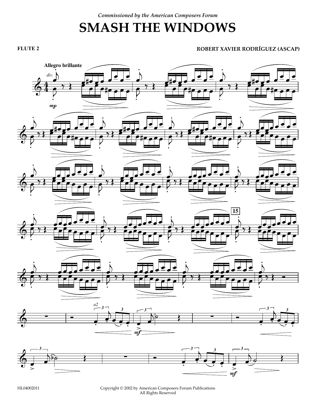 Product picture to: Smash the Windows - Flute 2