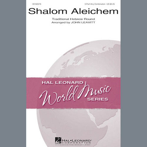 cover: Shalom Aleichem, John Leavitt, Chor