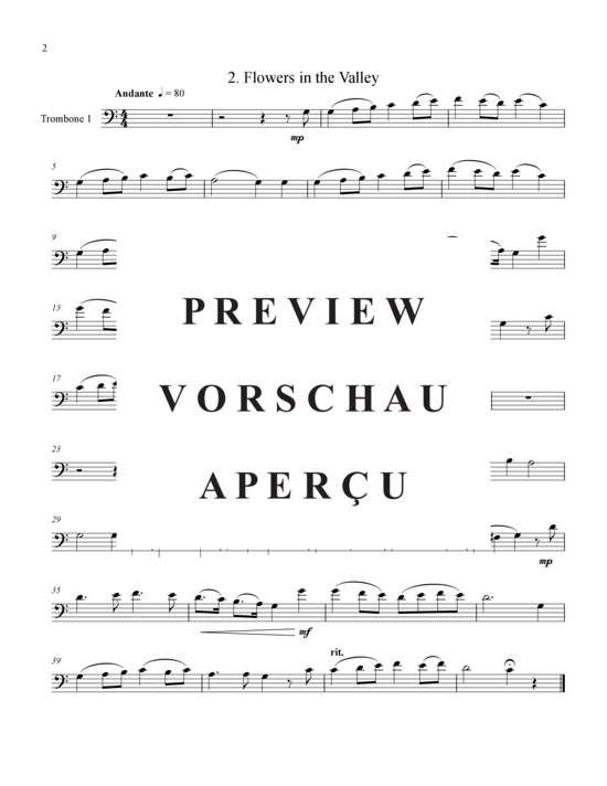 Product gallery: Page 9 of 19 English Folksong Suite, An , , (Trombone Quartet)