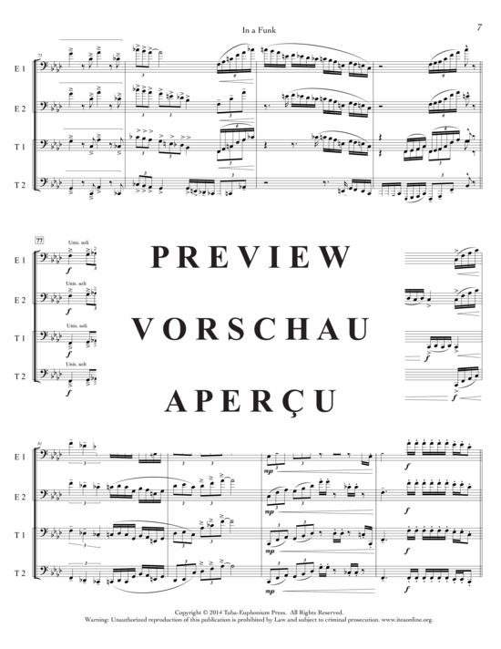 Product gallery: Page 9 of 21 In a Funk , , (Tuba Quartett EETT)