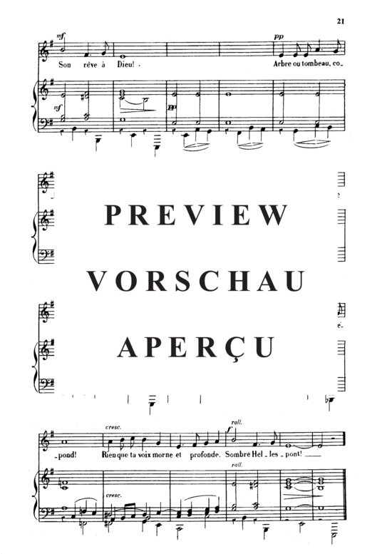 Product gallery: Page 4 of 4 Seule Op.3 No 1, , Medium Voice and Piano