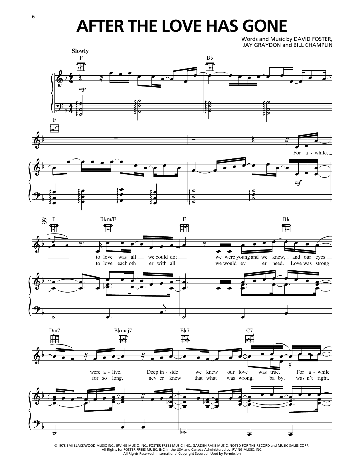 Produktbild zu: After The Love Has Gone