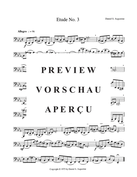 Product gallery: Page 6 of 21 Seventeen Etudes for Tuba , , (Tuba Solo)