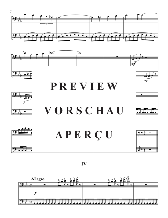 Product gallery: Page 9 of 12 Suite Nr. 6 in Bb , , (2x Bariton/Posaune)