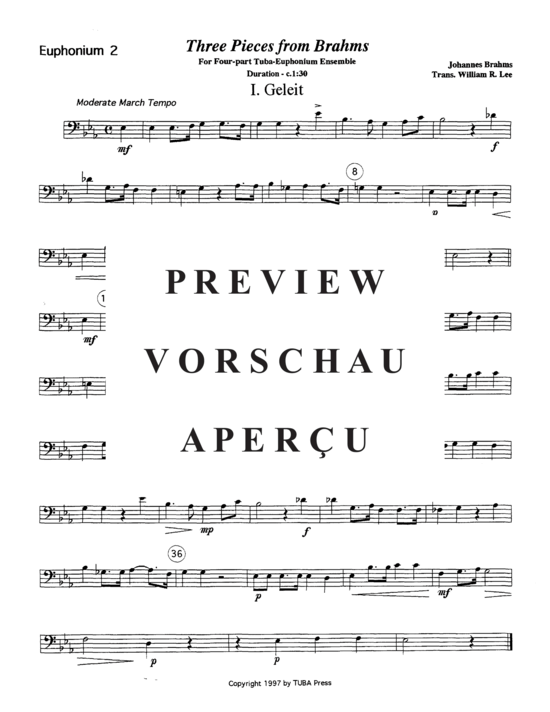 gallery: Three Pieces from Brahms , , (Tuba Quartett EETT)