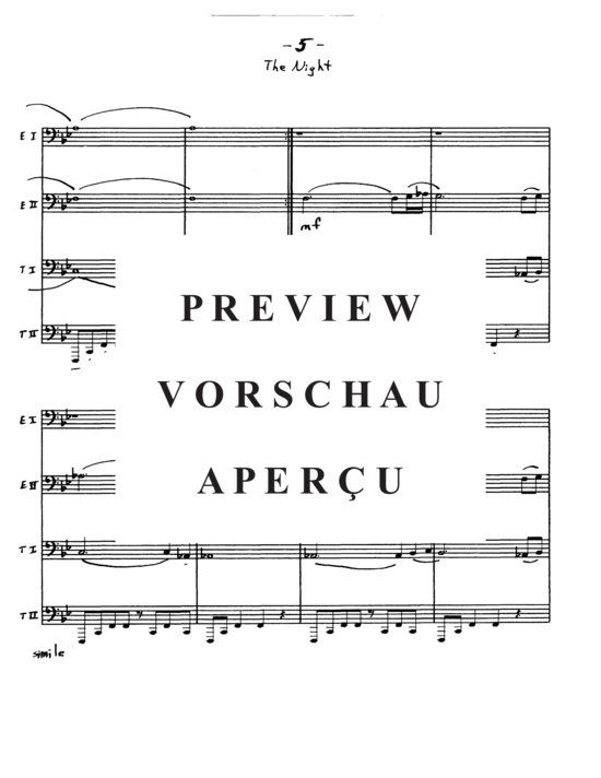 Product gallery: Page 7 of 21 The Night , , (Tuba Quartet EETTt)