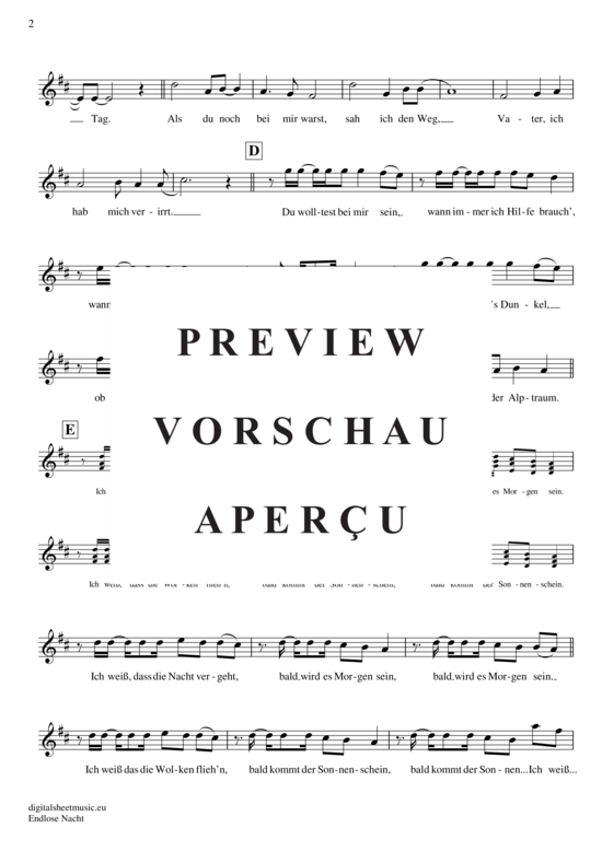 gallery: Endlose Nacht , König der Löwen (Musical), Trompete in B