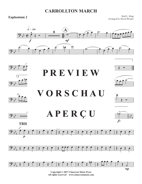 Product gallery: Page 11 of 18 Carrollton March , , (Tuba Quartett EETT)