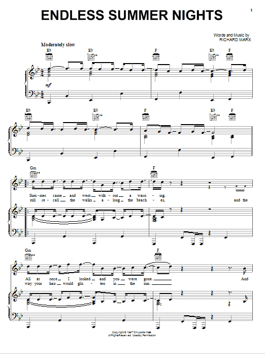 Product picture to:  Endless Summer Nights - Richard Marx