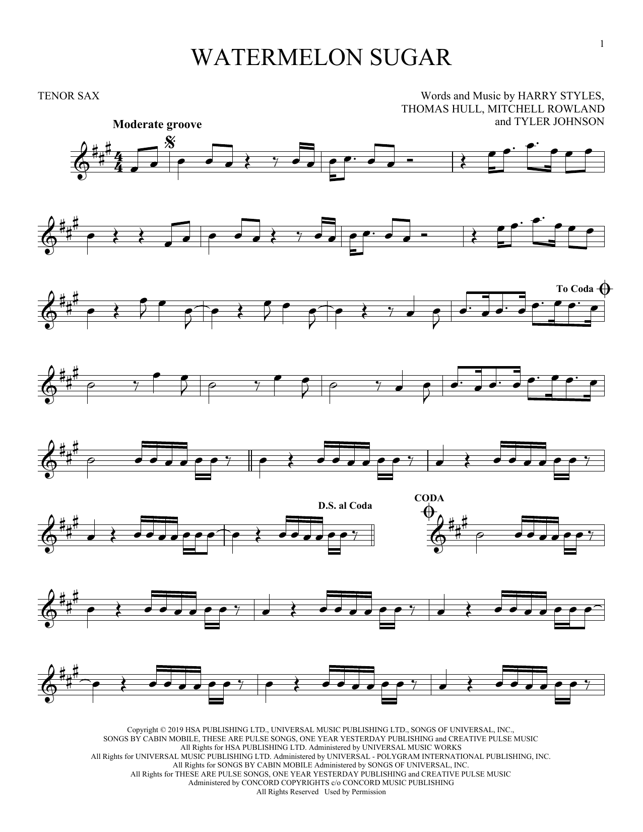 Product gallery: Page 1 of 1 Watermelon Sugar, Harry Styles