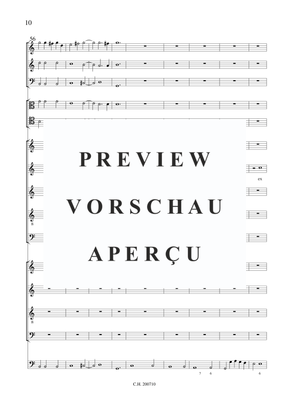 gallery: Laudate Pueri Dominum , , (Gemischtes Ensemble 9 Stimmen, Streicher, Posaunen und BC)