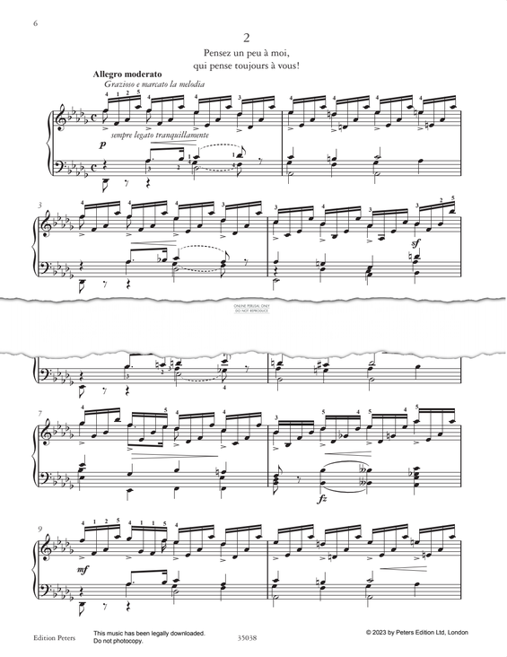 Produktgalerie: Seite 1 von 1 Etude in D-flat major, Adolph von Henselt, Klavier