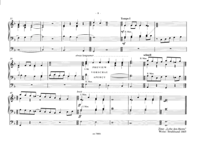 Product gallery: Page 11 of 18 Preist ihn mit dem Klange der Orgel  , , (organ solo easy to medium)