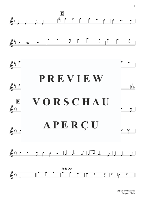 Product gallery: Page 4 of 4 Bonjour Claire, Traditional, (transverse flute)