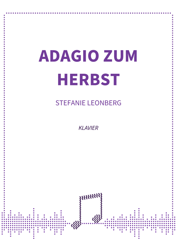 Produktbild zu: Adagio zum Herbst