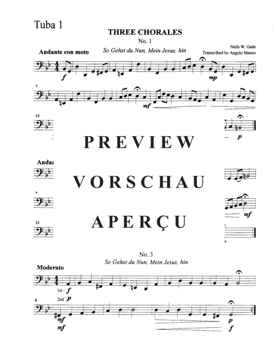 Product gallery: Page 9 of 10 Three Chorales , , (Tuba Quartett EETT)