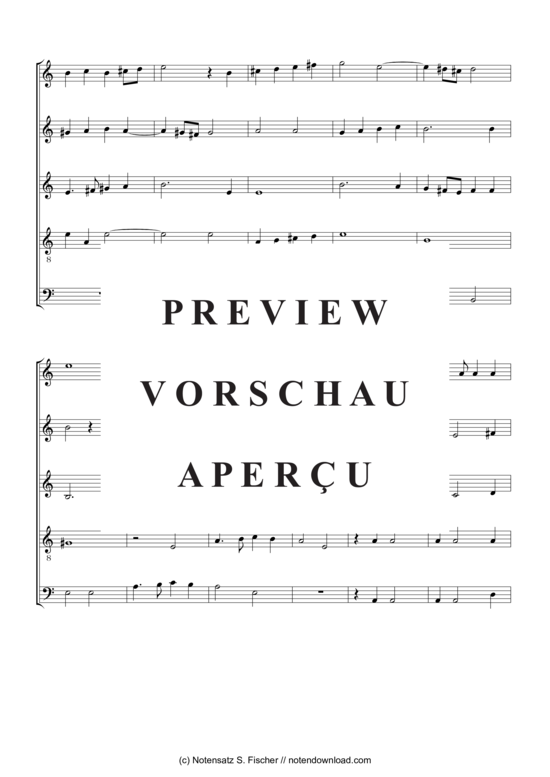 gallery: Zacharias war ganz verstummt , , (Gemischter Chor)